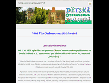 Tablet Screenshot of ozdravovnakralovstvi.cz